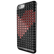 iPhone 6 6s Lucien Hearts Black Red Jewel Case