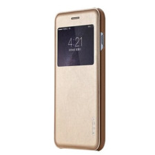 Rock Leather Flip Window Case for iPhone 6 6s Plus