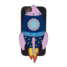 Skinny Dip Light Up Pink Rocket iPhone 6 6s Case