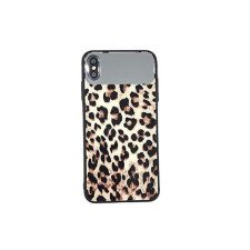 Leopard Pattern Mirror Case for iPhone XR