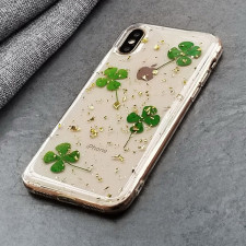 Pressed 4 Leaf Clover iPhone XR Case
