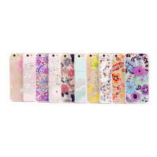 Ultra Thin Cute & Elegant Wonderland Flower Pattern iPhone 6 6s 4.7 Jelly TPU Case