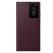 Galaxy S22 Ultra S-View Smart Clear View Cover Burgundy