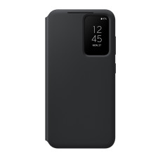 Galaxy S23+ Smart Clear View Wallet Case Cover Black