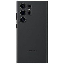 Galaxy S23 Ultra Smart Clear View Wallet Case Cover Black