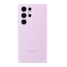 Galaxy S23 Ultra Smart Clear View Wallet Case Cover Lavender