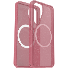 Otterbox Samsung Galaxy S25 Symmetry Series Clear Case Foxberry Pink Clear Glitter