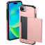 iPhone 16e Armor Slide Card Case Black Blue Pink Grey Gold Red Purple White