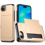 iPhone 16e Armor Slide Card Case Black Blue Pink Grey Gold Red Purple White