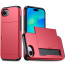 iPhone 16e Armor Slide Card Case Black Blue Pink Grey Gold Red Purple White