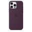 iPhone 16 Pro Max Silicone Case With MagSafe Plum