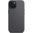 iPhone 16 FineWoven Leather Case With MagSafe Black