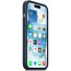 iPhone 16 FineWoven Leather Case with MagSafe Pacific Blue