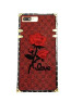Rose Fabric Fashion Case for iPhone 8 7