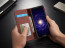Denim Fabric Flip Wallet Case for Galaxy S9+ Plus
