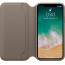 iPhone X Leather Folio - Taupe