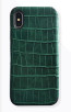 Crocodile Leather Pattern Style iPhone X Case