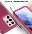 Samsung Galaxy S21 Ultra 5G Defender Series Case - Wine Pink