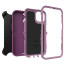 iPhone 13 Mini Defender Series Case - Happy Purple
