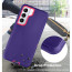 Samsung Galaxy S21+ Plus 5G Defender Series Case - Purple Rose