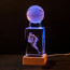 NBA Kobe Bryant 24 Crystal Night Light Decoration