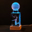 NBA Kobe Bryant 8 Crystal Night Light Decoration