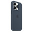 iPhone 14 Pro Max Silicone Case With MagSafe Storm Blue