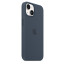 iPhone 14 Plus Silicone Case With MagSafe Storm Blue
