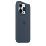iPhone 14 Pro Silicone Case With MagSafe Storm Blue