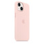 iPhone 14 Silicone Case With MagSafe Chalk Pink