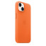 iPhone 14 Leather Case with MagSafe Orange