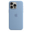 iPhone 15 Pro Max Silicone Case With MagSafe Winter Blue