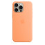 iPhone 15 Pro Max Silicone Case With MagSafe Orange Sorbet