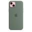 iPhone 15 Plus Silicone Case With MagSafe Cypress Green