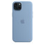 iPhone 15 Plus Silicone Case With MagSafe Winter Blue