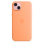 iPhone 15 Plus Silicone Case With MagSafe Orange Sorbet