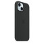 iPhone 15 Silicone Case With MagSafe Black
