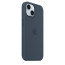 iPhone 15 Silicone Case With MagSafe Storm Blue