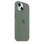 iPhone 15 Silicone Case With MagSafe Cypress Green