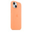 iPhone 15 Silicone Case With MagSafe Orange Sorbet