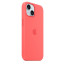 iPhone 15 Silicone Case With MagSafe Guava