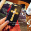 Leather Like Metal Cross Thin Case for iPhone 6