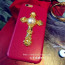 Leather Like Metal Cross Thin Case for iPhone 6