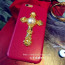 Leather Like Metal Cross Thin Case for iPhone 5 5s