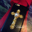 Leather Like Metal Cross Thin Case for iPhone 6