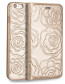 iPhone 6 6s Real Premium Leather Floral Rose Patten Case