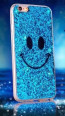 Smile Case Happy Face Glitter for iPhone 6