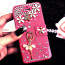 Luxury Rhinestone Bling Flip Wallet Case for iPhone 7