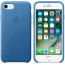 Leather Case for Apple iPhone 7 Sea Blue
