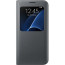 Samsung S-View Flip Cover for Galaxy S7 Edge - Black
